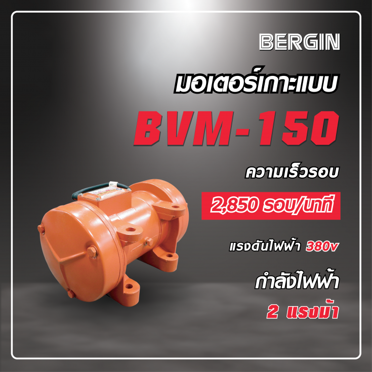 มอเตอร์เกาะแบบ BVM-150 380V